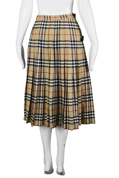 burberry skirt long|burberry skirt vintage.